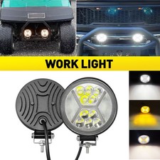 2 Set 4 Inch Amber White LED