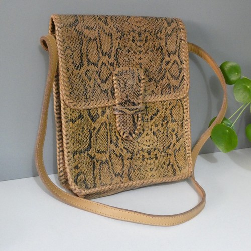 Vintage real leather snakeskin - vintage,