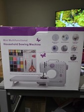 Electric Mini Sewing Machine for Beginners,with extension table and accessories