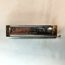 Vintage Hohners Chromonika Harmonica 14cm Musical Instrument German 