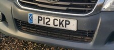 Private Number Plate P12 CKP Pick Up Truck Courier Taxi Hilux L200 Ranger Navara