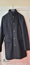 Mens 3/4 length wool coat in