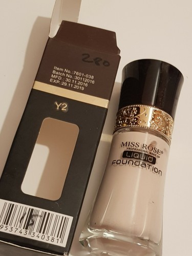 Miss rose liquid foundation - miss, y2