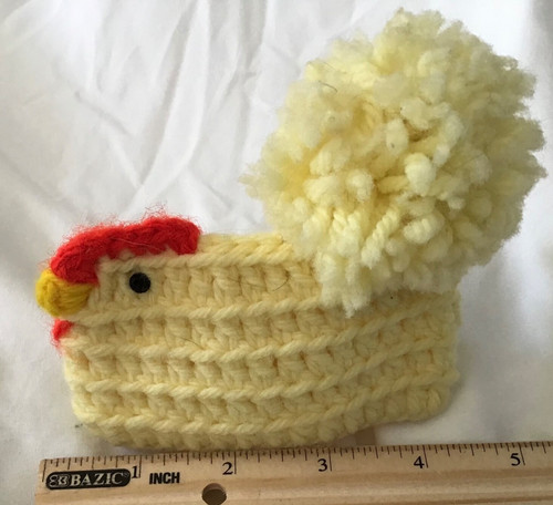 Vintage crocheted hen easter - crocheted,