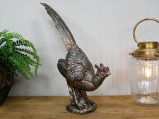 Pheasant Bird Figurine  Home Decor Ornament