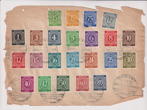 German wwii occupation - german, stamps