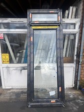 Brand New  Black Upvc Door 830