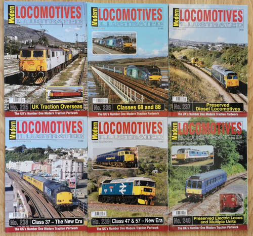 Modern locomotives illustrated - modern,