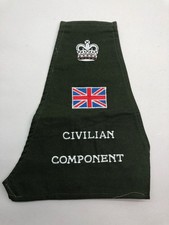 British Army Civilian Component Embroidered Arm Brassard