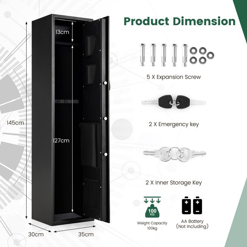 Long heavy duty gun cabinet - gun,
