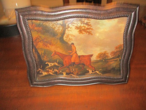 Vintage many hounds - , chasing