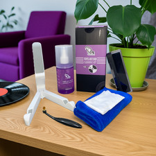 Vinyl record cleaning - record, kit