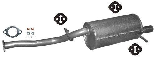 Exhaust rear silencer for - exhaust,