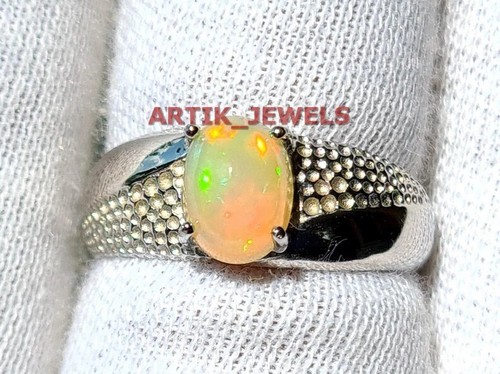 Natural opal gemstone with 925 - natural,
