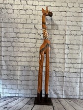 100cm Brown Painted Wood