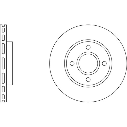 Brake discs vented - discs,