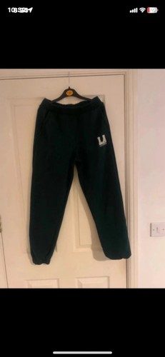Forest green zara joggers size - green,