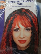 Red Black Halloween Wig
