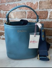 Brand New Cath Kidston Leather Bucket Bag/ Crossbody Bag. 