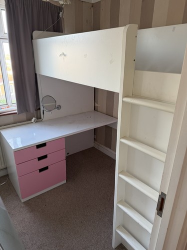 Kids bunk bed with desk - bunk,