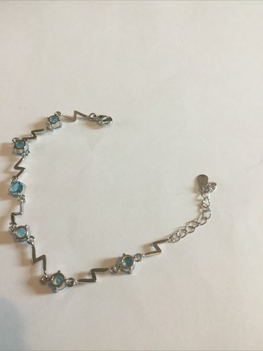 Elegant faceted blue topaz - blue,