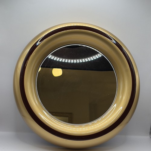 Vintage wall mirror round - wall,