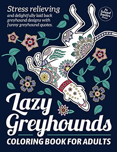 Lazy greyhounds coloring - lazy,