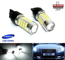 2 White 580 7443 W21/5W 582 SAMSUNG 40W LED Indicator Reverse Daytime Side Light