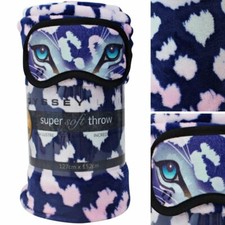 Safari Tiger Print Throw