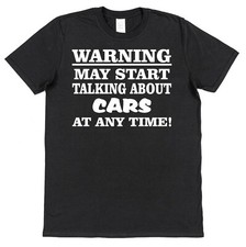 Warning Talk Cars T-Shirt