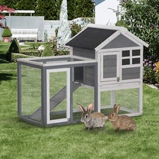 122cm Wooden Rabbit Hutch
