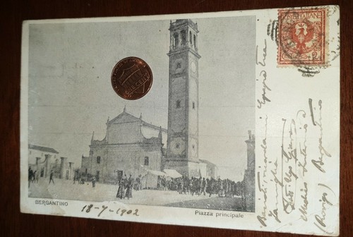 Vintage postcard landscapes
