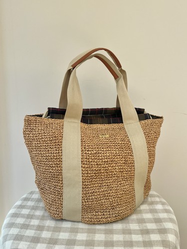 Barbour lily raffia tote - barbour, bag