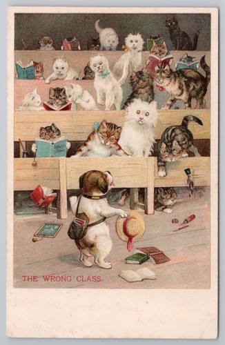 Wrong class louis wain - 'wrong,