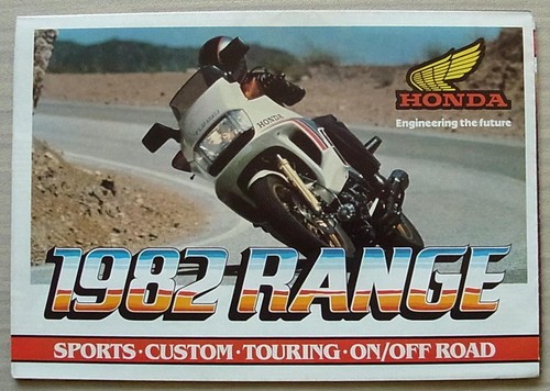 Honda motorcycles range 1982 - honda,