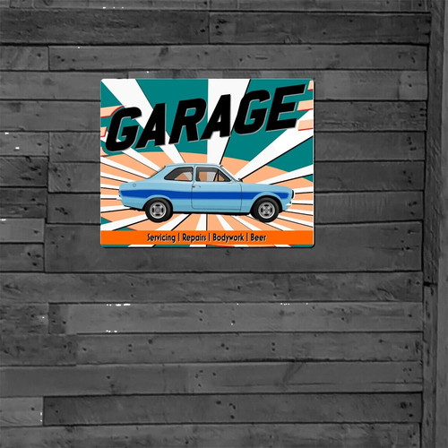 Personalised man cave metal - man,