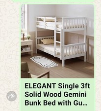 Elegant Wooden Bunk Bed for Kids