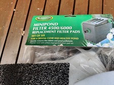 Blagdon MiniPond Carbon & Wool Filter Pad Replacement Foam Set For 4500 6000