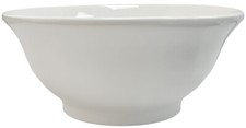 White Porcelain Salad Bowl