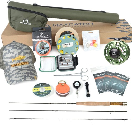 Maxcatch feather fly - fly, rod
