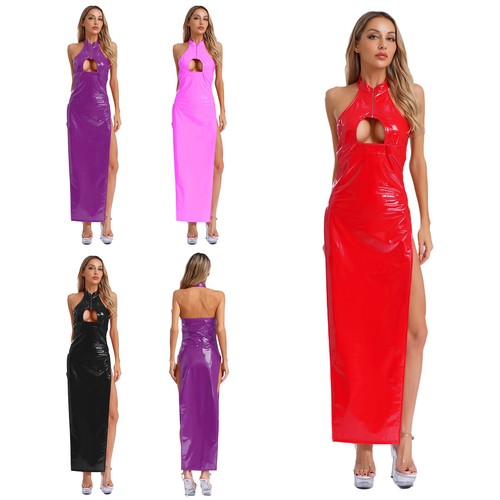 Womens wet look pvc - womens,
