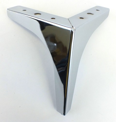 Tall metal chrome sofa - , legs