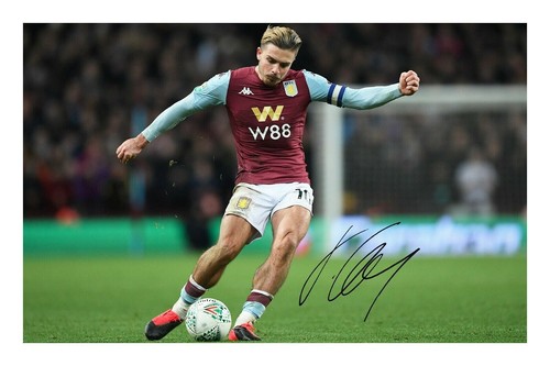 Jack grealish football signed - football,