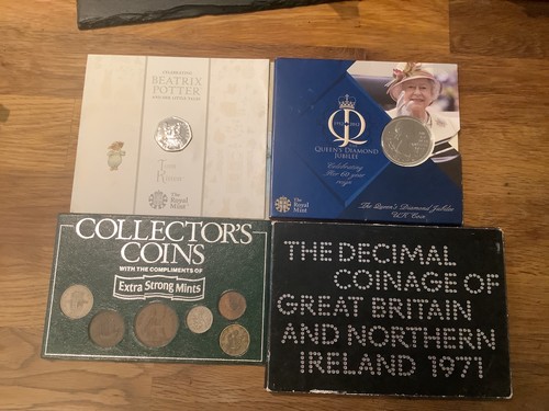 Job lot coins - job, kitten