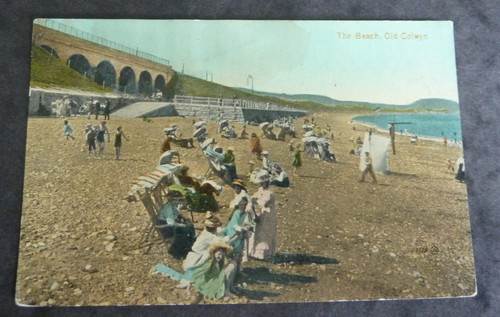 The beach old colwyn - the, vintage