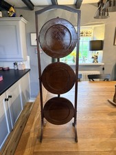 Vintage mahogany tier - vintage, 3-tier