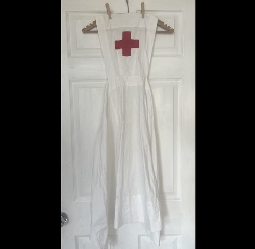 1940s ww2 vintage nurses apron - ww2,