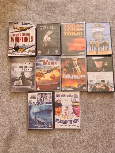 Mixed set war dvd film - ,