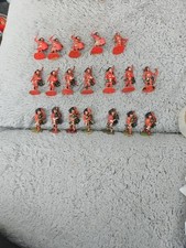 Unmarked - 1950's Toy Soldiers Highlanders Scots Pipes And Drums-19pcs-See Pics