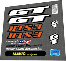 1995 GT RTS-3 ORANGE DECAL SET